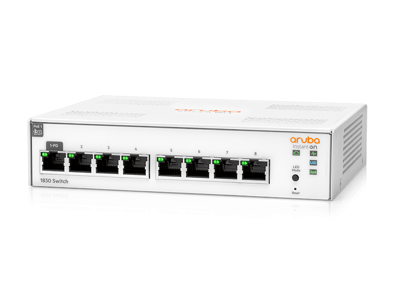 HPE Networking Instant On Switch Aruba 1830 - 8 puertos gigabit (JL810A)