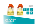 Cable de conexión Digitus CAT 6A S-FTP, Cu, LSZH AWG 26/7, longitud 0,25 m, color rojo