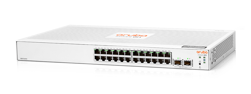 HPE Networking Instant On Switch Aruba 1830 - 24 puertos gigabit, 2 slots SFP (JL812A)