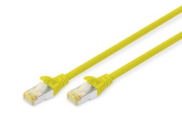 [DGT-DK-1644-A-005/Y] Digitus CAT 6A S-FTP patch cable, Cu, LSZH AWG 26/7, length 0.5 m, color yellow